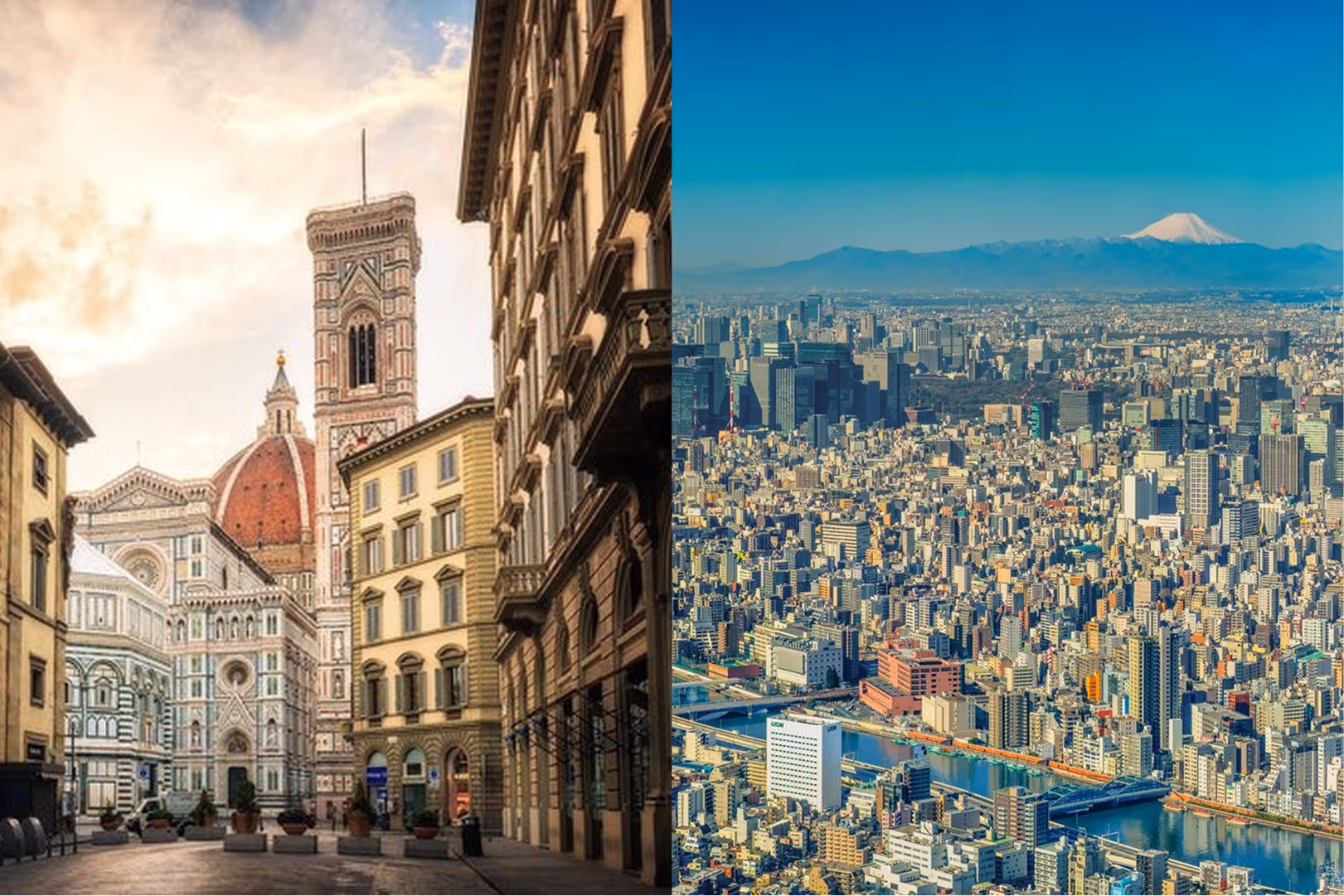 Florence and Tokyo