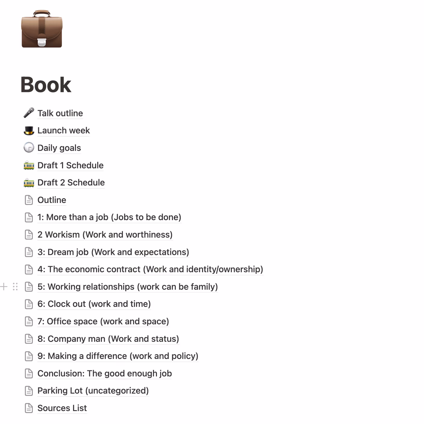 Simo’s homepage for his book. Each chapter has its own page and gives him space to capture every detail.